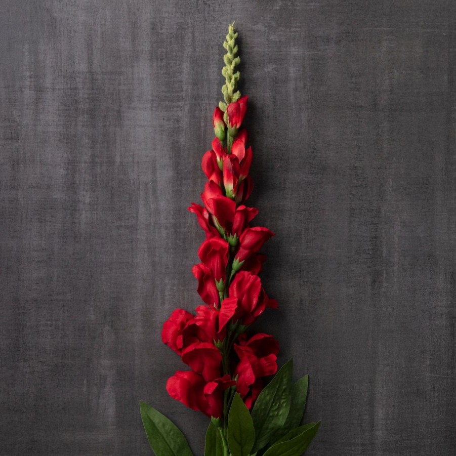 Floral * | Best Deal Red Snapdragon Stem By Ashland