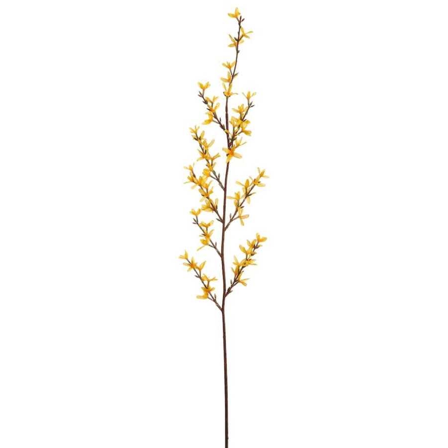 Floral * | Top 10 12 Pack: Yellow Forsythia Branch Spray By Ashland