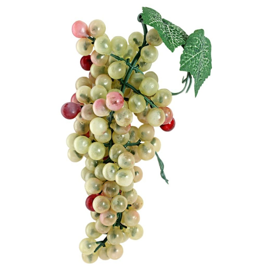 Floral * | Brand New 20 Pack: Green & Purple Artificial Grapes By Ashland