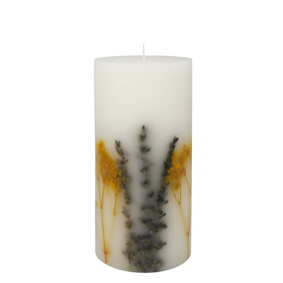 Home & Decor * | Best Pirce Home Fragrance Collection 3 X 6 Lavender & Patchouli Scented Pillar Candle By Ashland