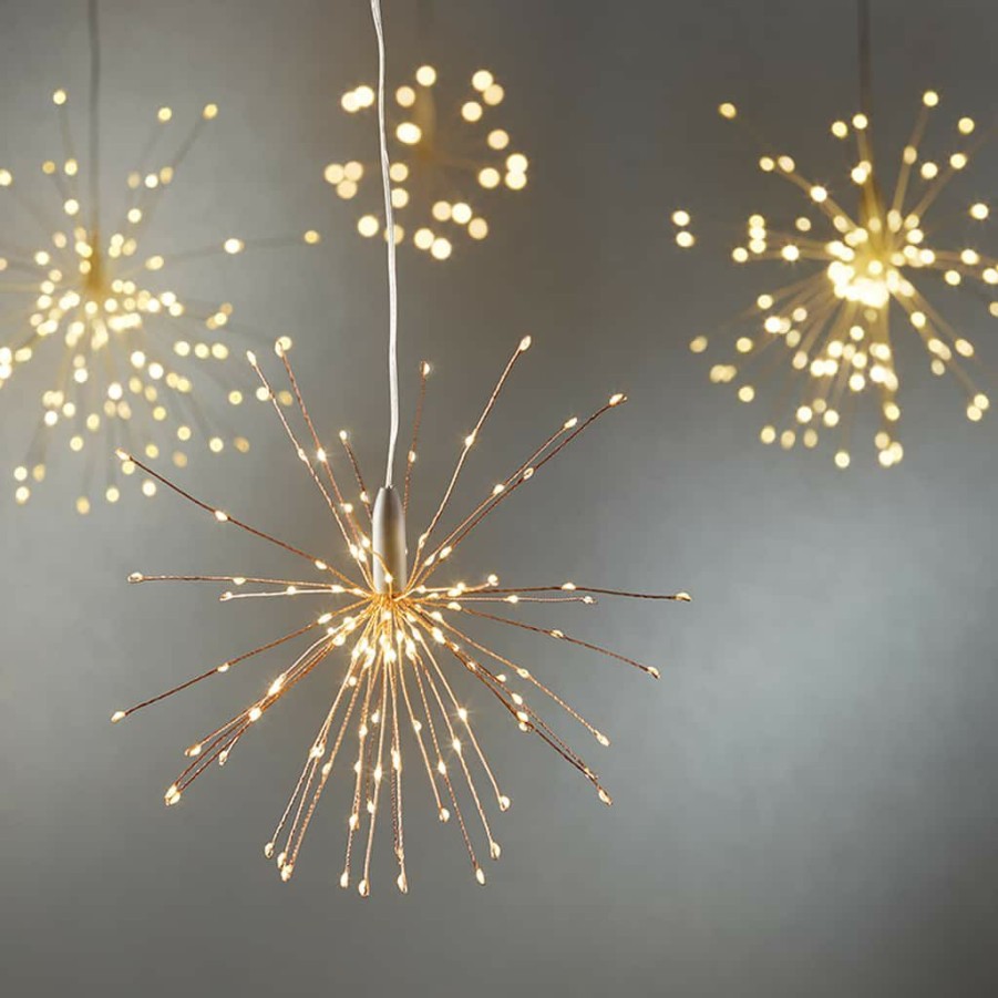 Home & Decor * | Best Sale 120Ct. Warm White Led Copper String Lights Starburst By Ashland