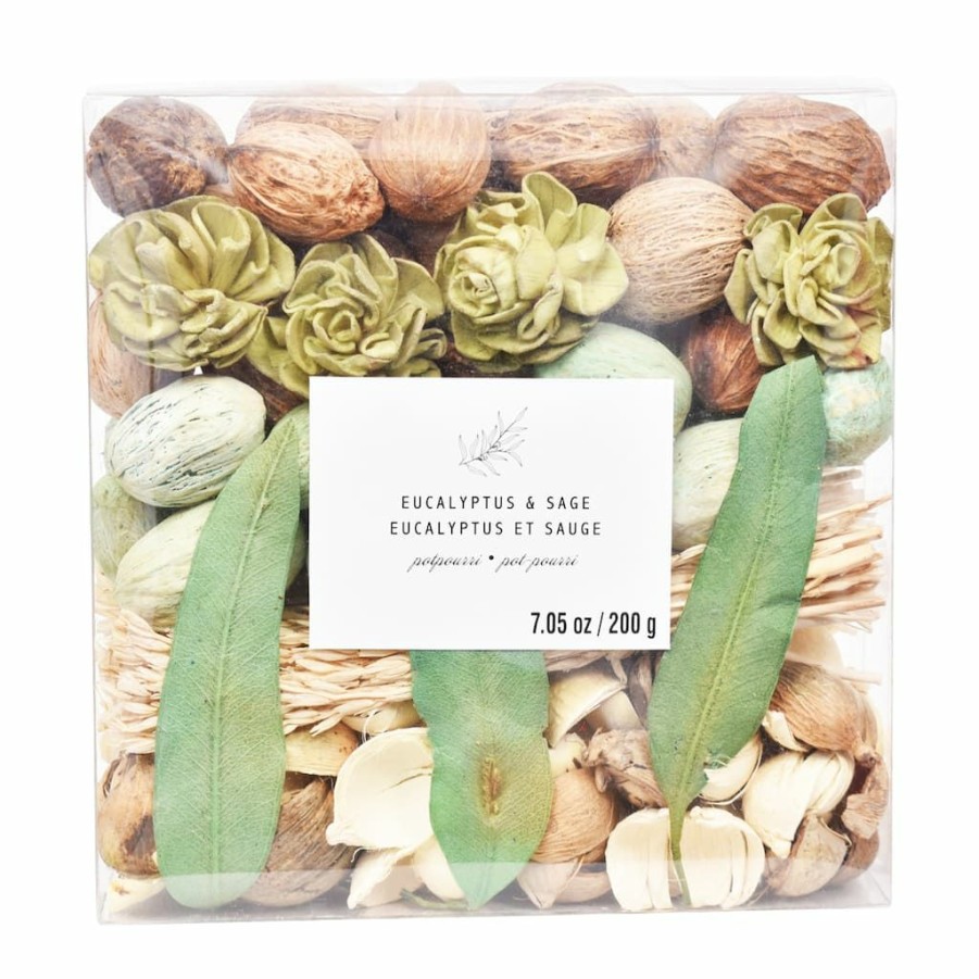 Home & Decor * | Top 10 Eucalyptus & Sage Scented Potpourri By Ashland