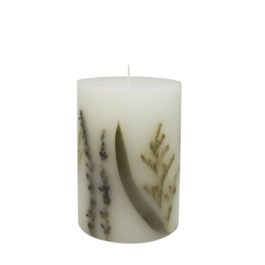 Home & Decor * | Best Pirce Home Fragrance Collection 3 X 4 Bergamot & Rosewood Scented Pillar Candle By Ashland