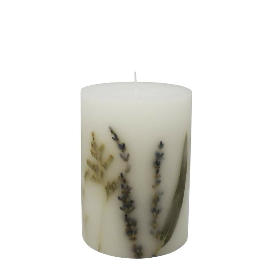 Home & Decor * | Best Pirce Home Fragrance Collection 3 X 4 Bergamot & Rosewood Scented Pillar Candle By Ashland