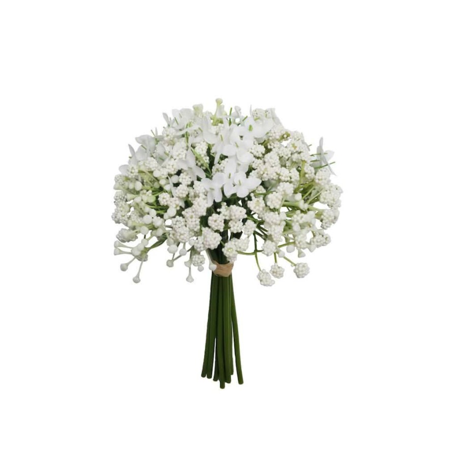 Wedding * | Flash Sale White Baby'S Breath Bundle By Ashland