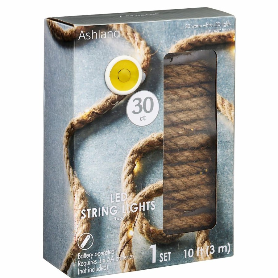 Home & Decor * | Best Reviews Of 10Ft. Led Rope String Lights By Ashland