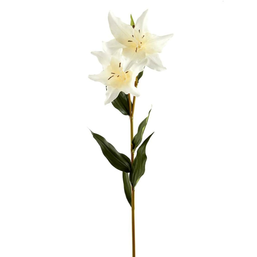 Floral * | Cheapest 16 Pack: White Lily Stem By Ashland