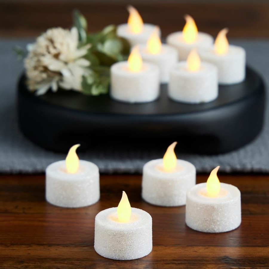 Home & Decor * | Best Sale White Led Tealight Candles By Ashland