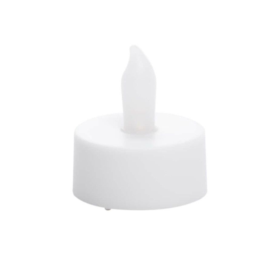 Home & Decor * | Wholesale 12 Packs: 4 Ct. (48 Total) White Led Twist Flame Tealight Candles By Ashland