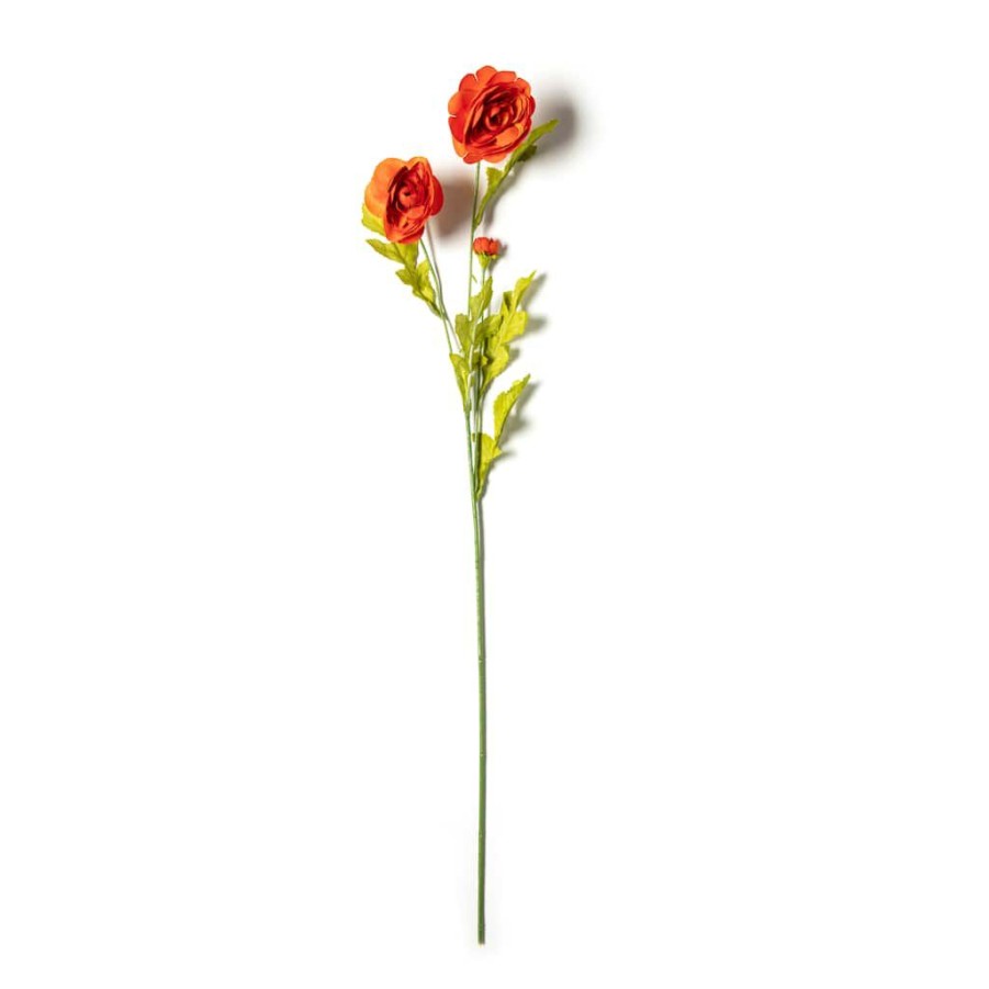 Floral * | Best Deal 18 Pack: Orange Ranunculus Spray By Ashland