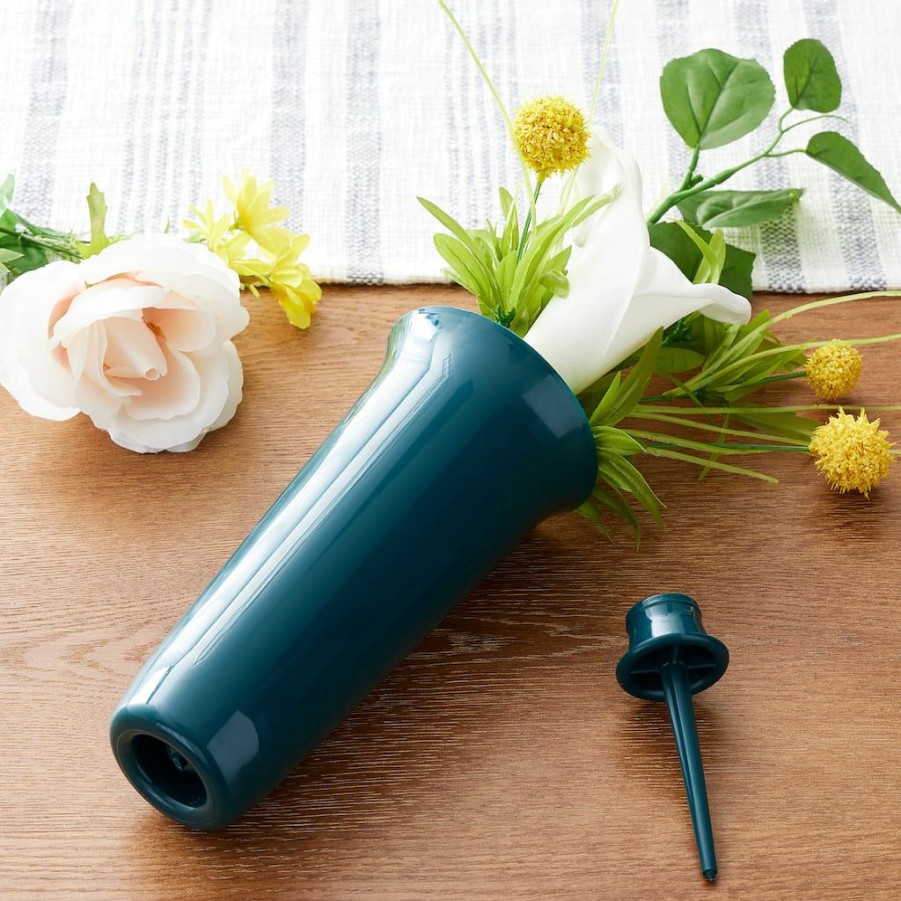 Floral * | Wholesale Green Cemetery Vase By Ashland