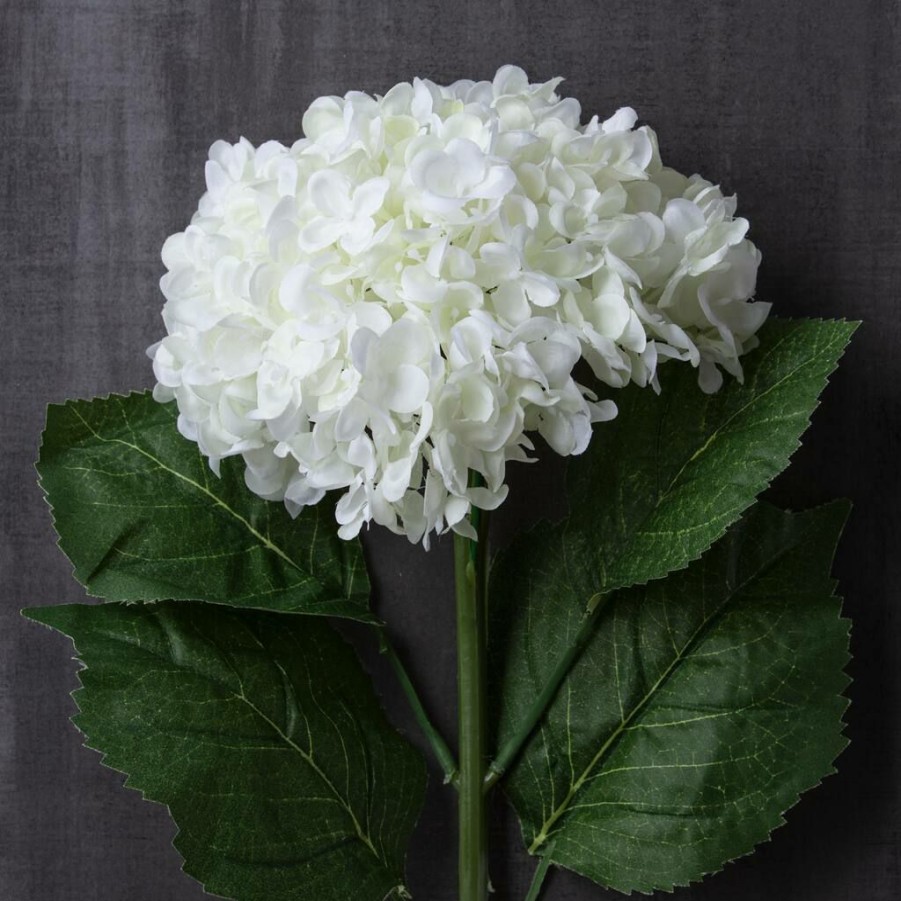 Floral * | Best Sale Small Hydrangea Stem By Ashland Cream