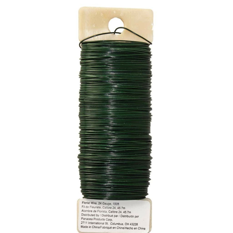 Floral * | Discount Green Floral Wire, 24 Gauge By Ashland