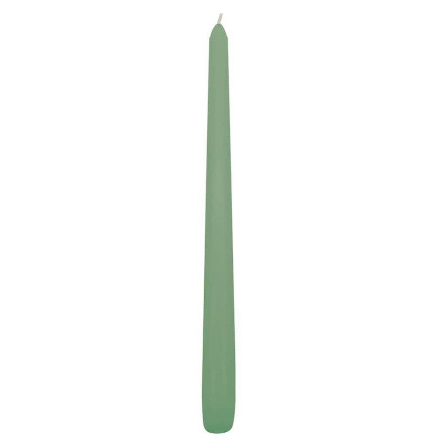 Home & Decor * | Best Reviews Of 48 Pack: 10 Sage Green Taper Candle By Ashland