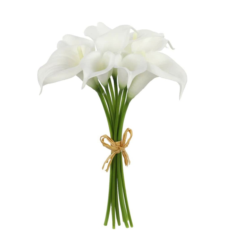 Floral * | Coupon White Calla Lily Bundle By Ashland