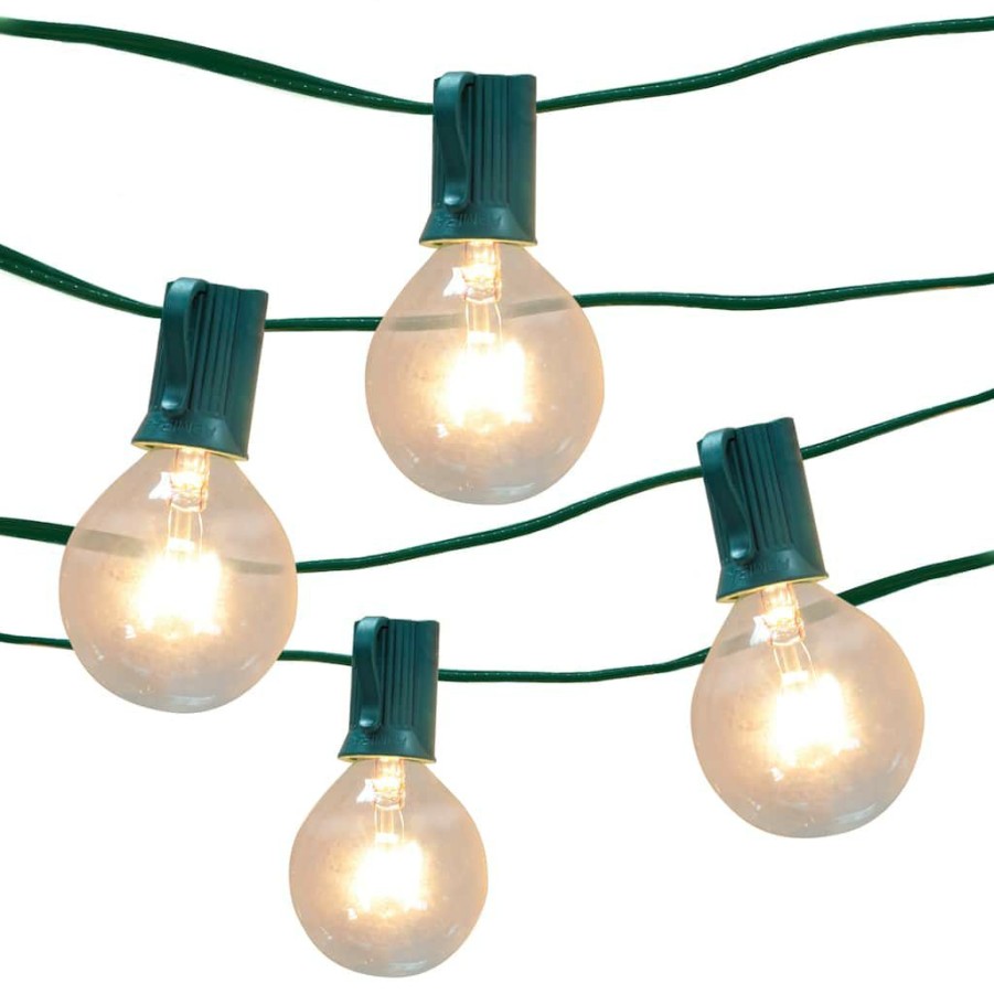 Home & Decor * | Best Reviews Of 16Ct. Round G40 Bulb String Lights By Ashland