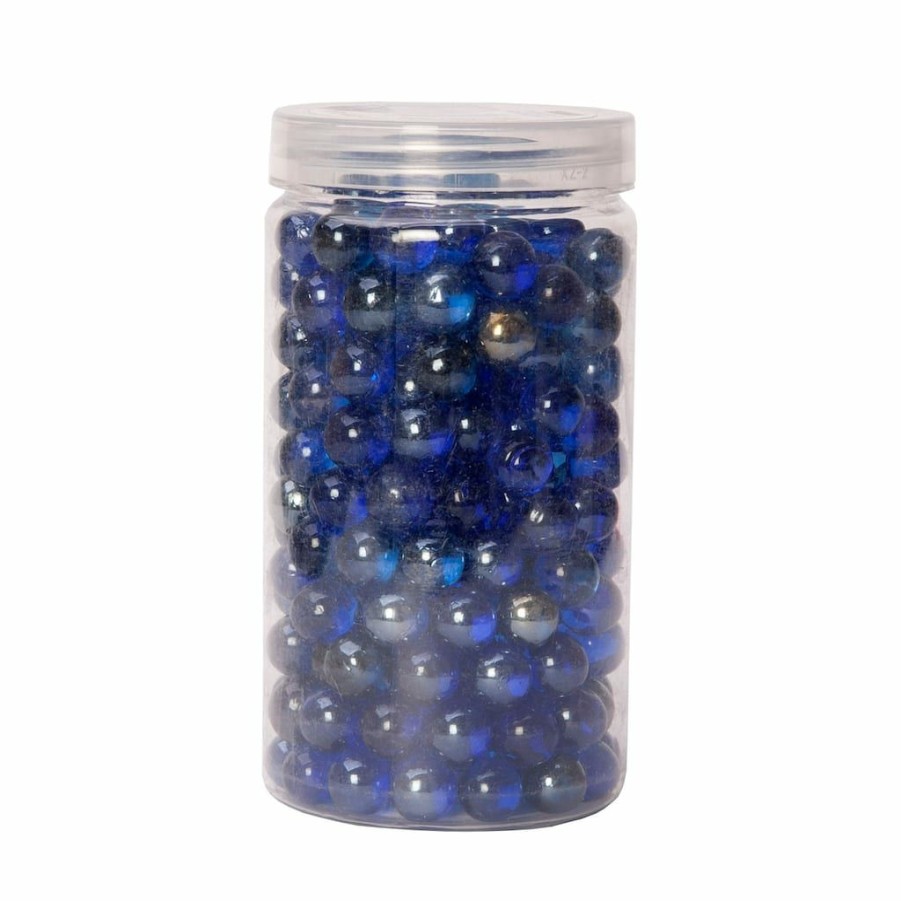 Floral * | Promo Cobalt Blue Mini Glass Marbles By Ashland