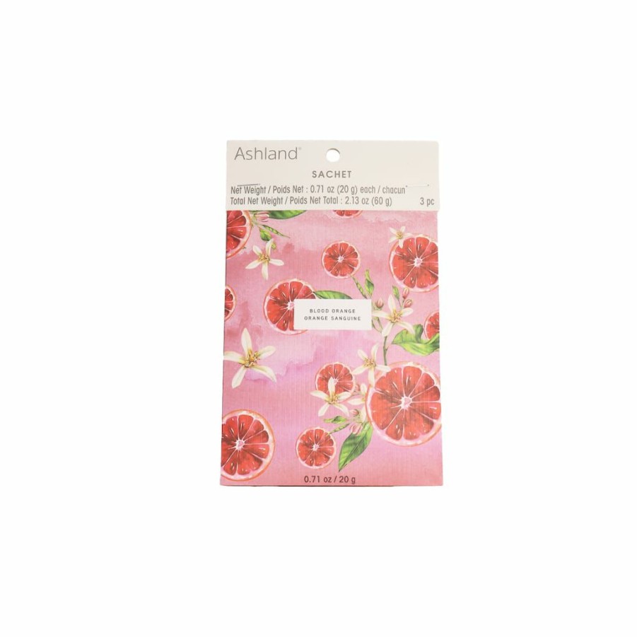 Home & Decor * | Best Deal Blood Orange Scented Sachet, 3Ct. By Ashland