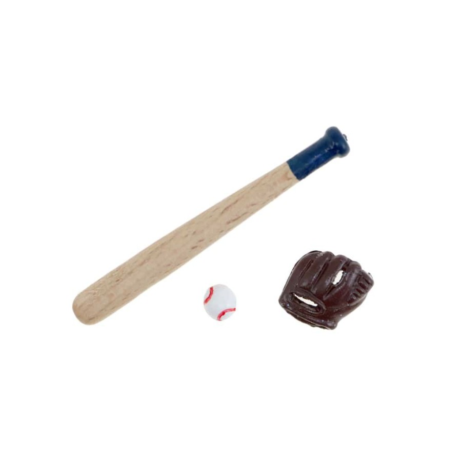 Crafts & Hobbies * | Best Deal Mini Bat, Glove & Ball By Ashland