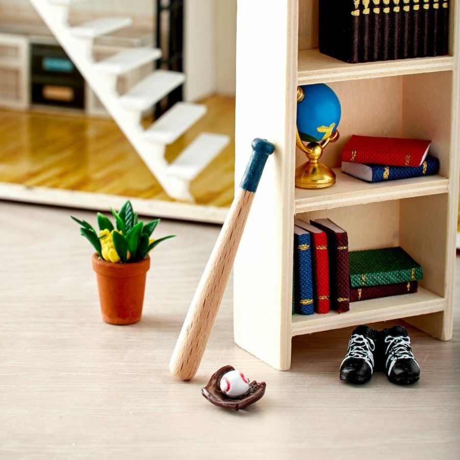 Crafts & Hobbies * | Best Deal Mini Bat, Glove & Ball By Ashland