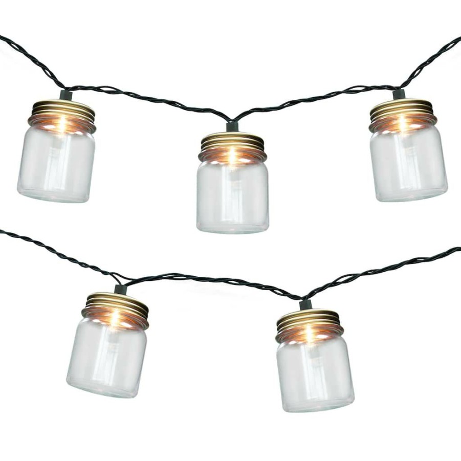 Home & Decor * | Best Sale Mason Jar Light Set By Ashland