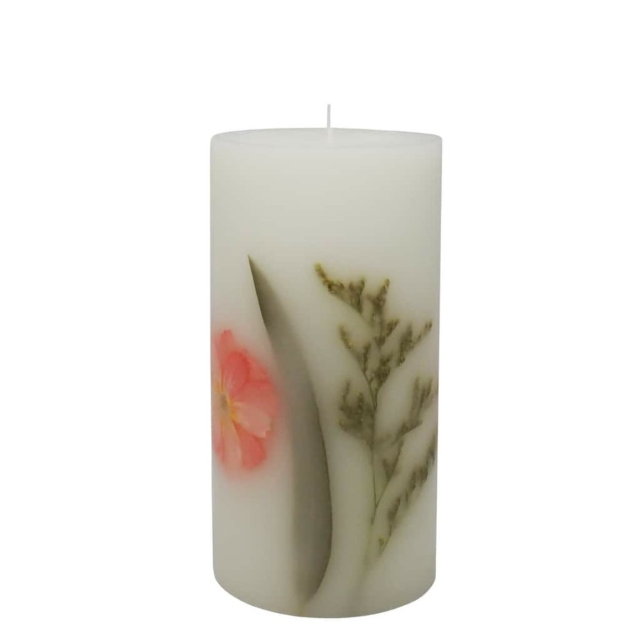 Home & Decor * | Buy 6 Pack: Home Fragrance Collection 3 X 6 Peony & Rose Scented Pillar Candle By Ashland