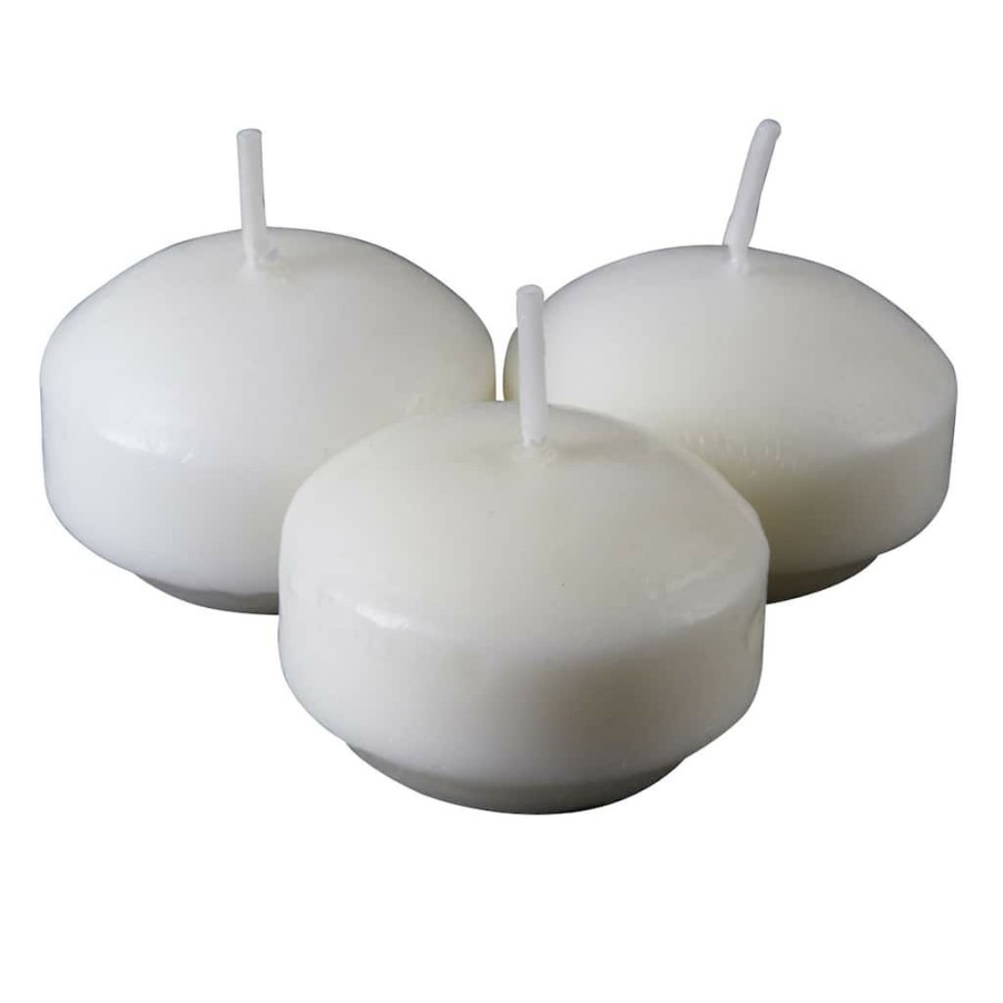 Home & Decor * | Discount Ashland Floating Candles Value Pack, White Linen