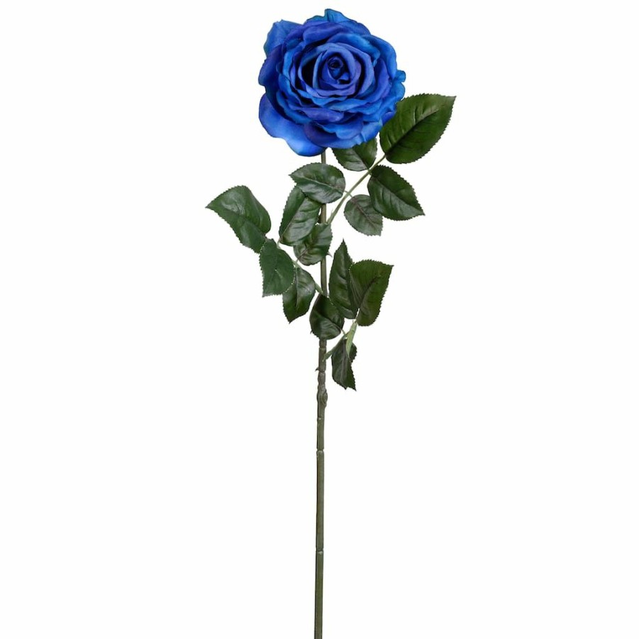 Floral * | Promo 12 Pack: Royal Blue Rose Stem By Ashland