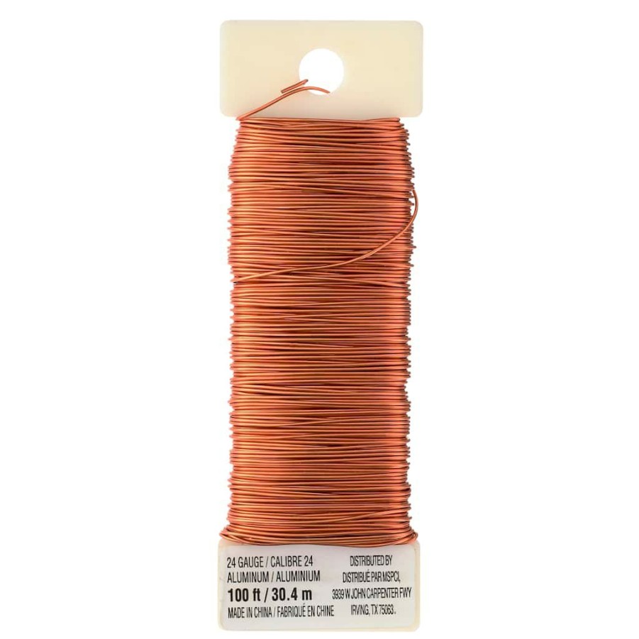 Floral * | Hot Sale 24 Gauge Copper Wire By Ashland