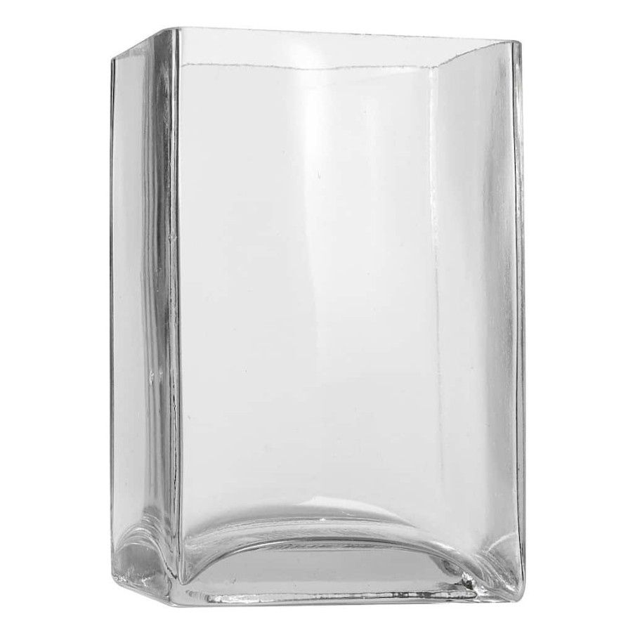 Floral * | Discount Ashland Cube Glass Vase