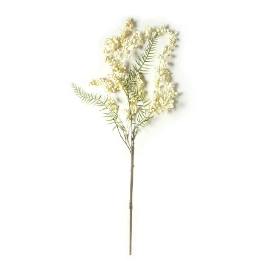 Floral * | Wholesale Cream Hanging Berry Stem By Ashland