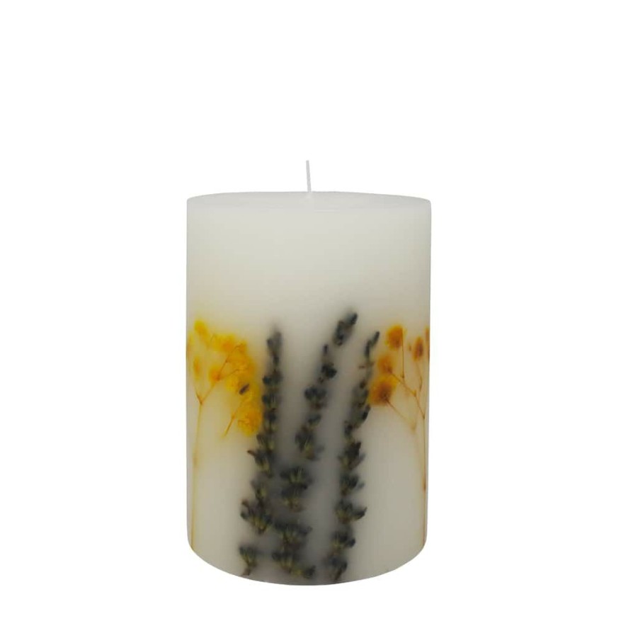 Home & Decor * | Best Pirce 6 Pack: Home Fragrance Collection 3 X 4 Lavender & Patchouli Scented Pillar Candle By Ashland