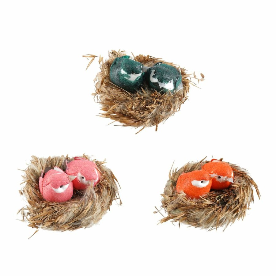 Floral * | Best Sale Assorted Bird In Nest By Ashland