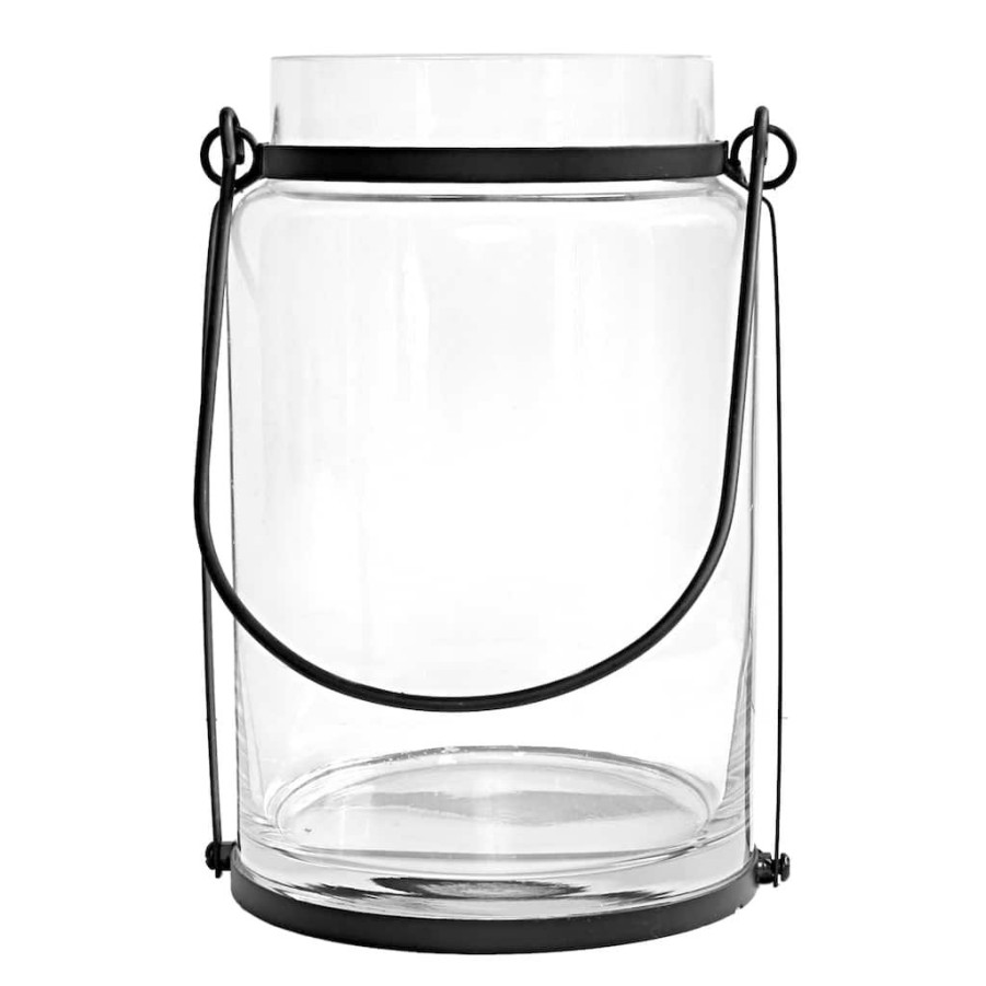 Home & Decor * | Best Pirce 9 Glass Lantern Candle Holder By Ashland