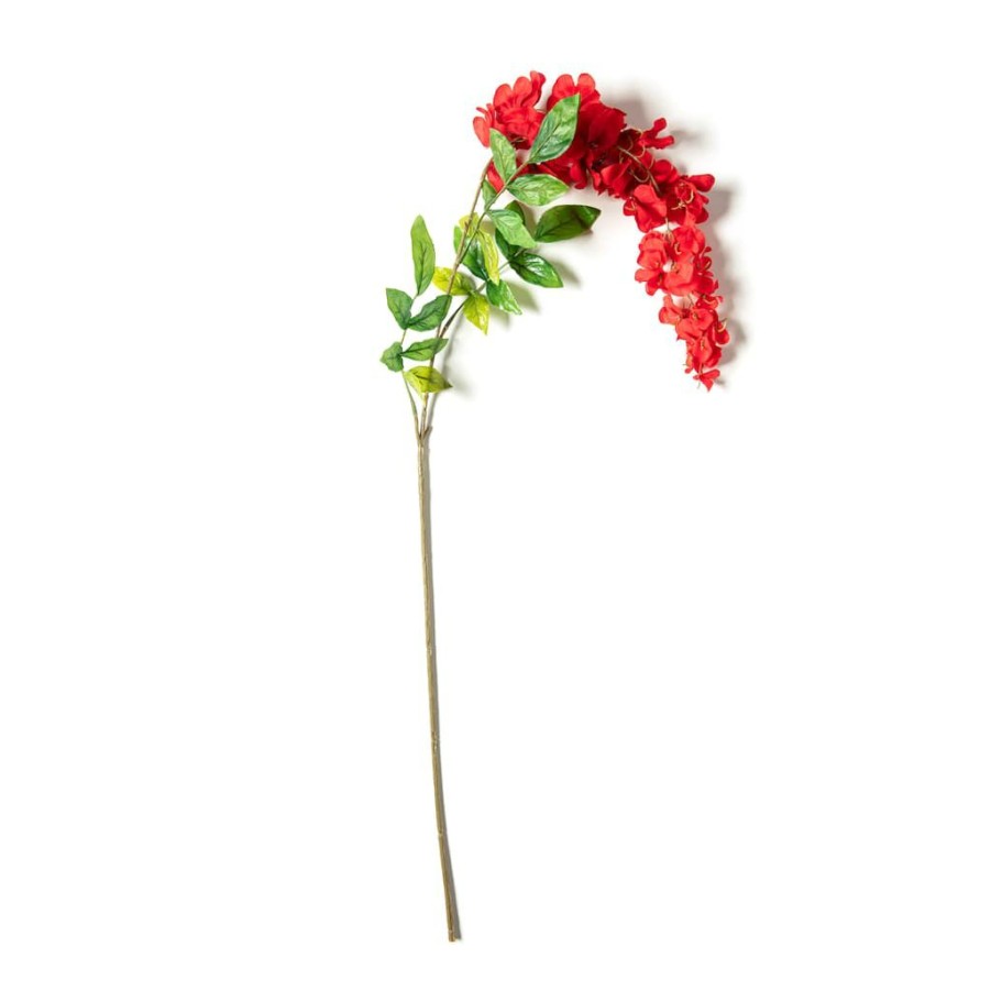 Floral * | Brand New Red Wisteria Stem By Ashland