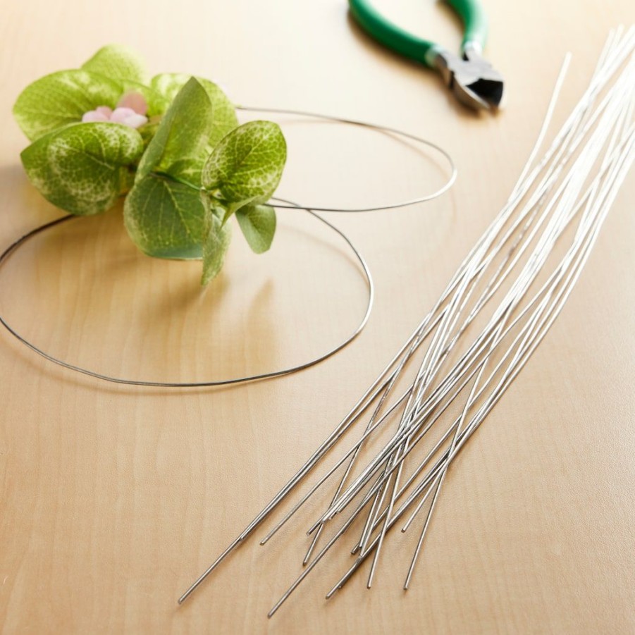 Floral * | Best Deal 18-Gauge Bright Stem Wire By Ashland