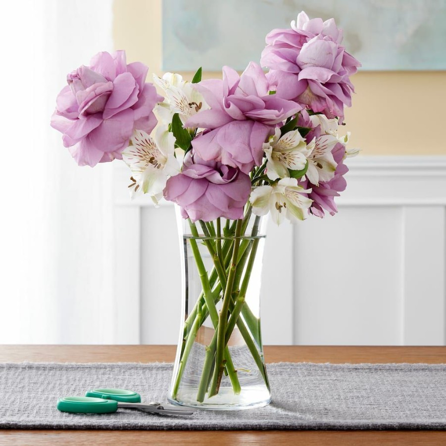 Floral * | Budget 8 Glass Tower Vase By Ashland