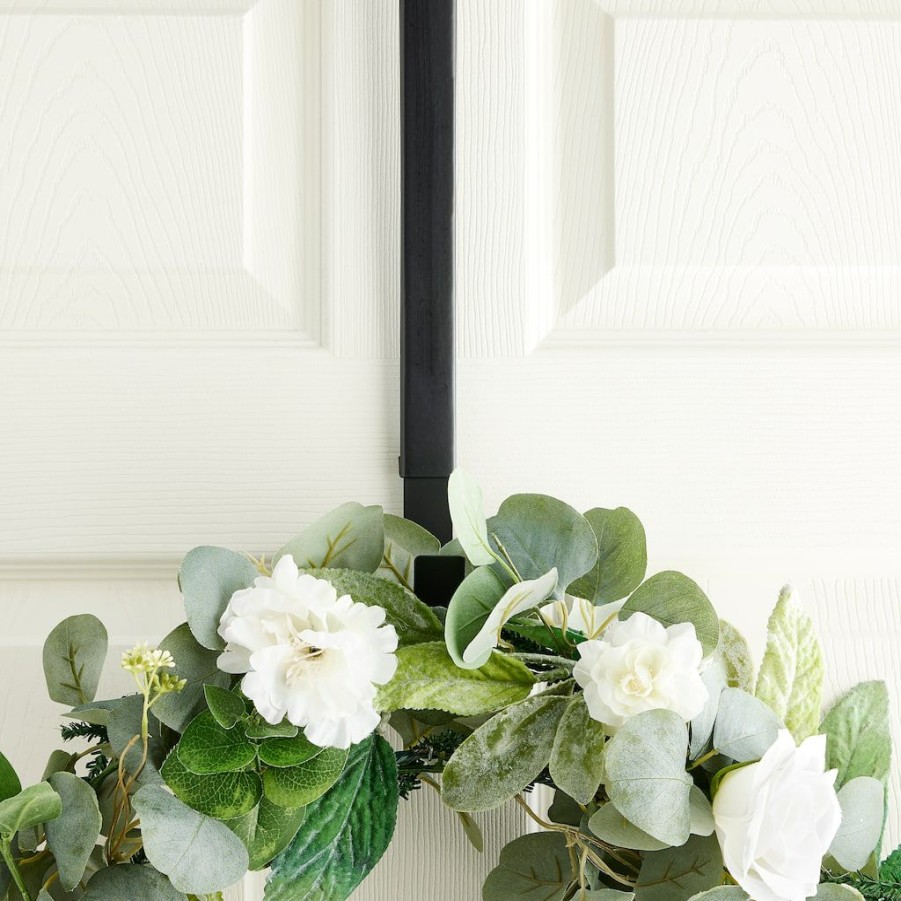 Floral * | Best Sale Black Adjustable Wreath Hanger By Ashland