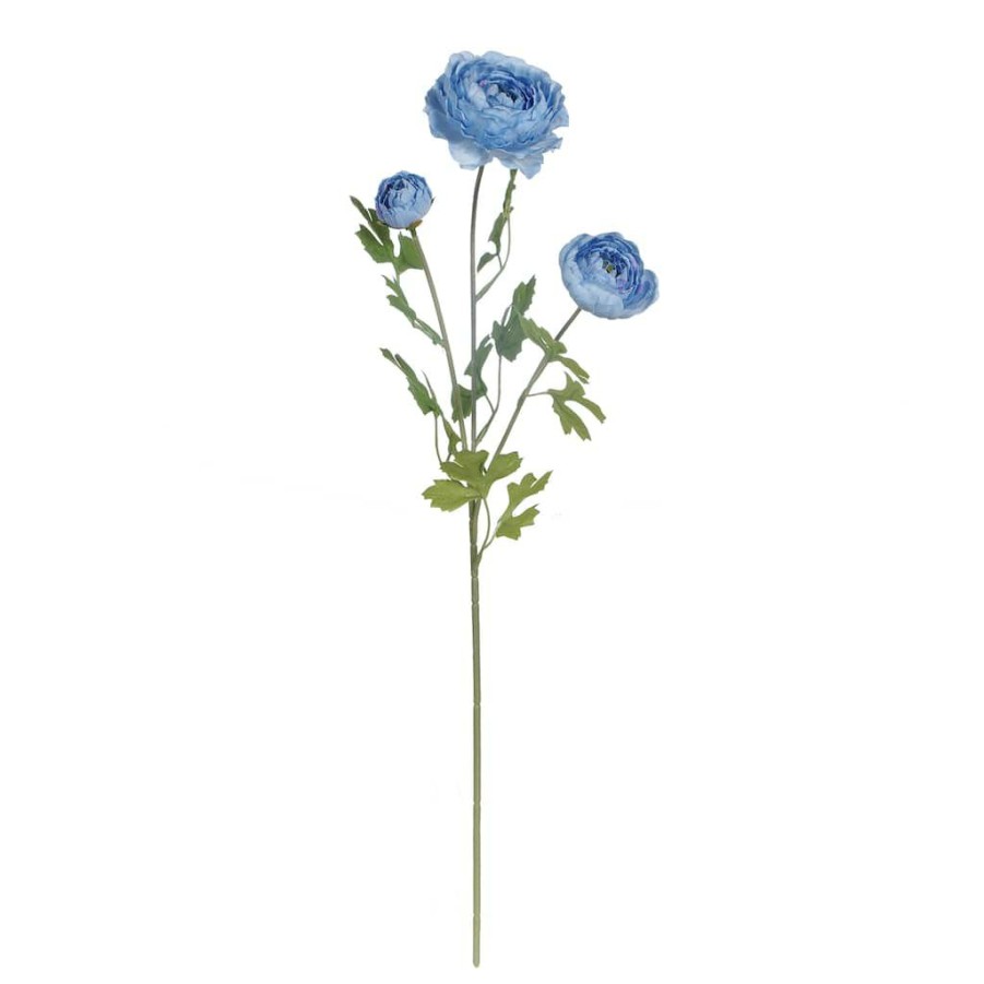 Floral * | Hot Sale 12 Pack: Blue Ranunculus Spray By Ashland