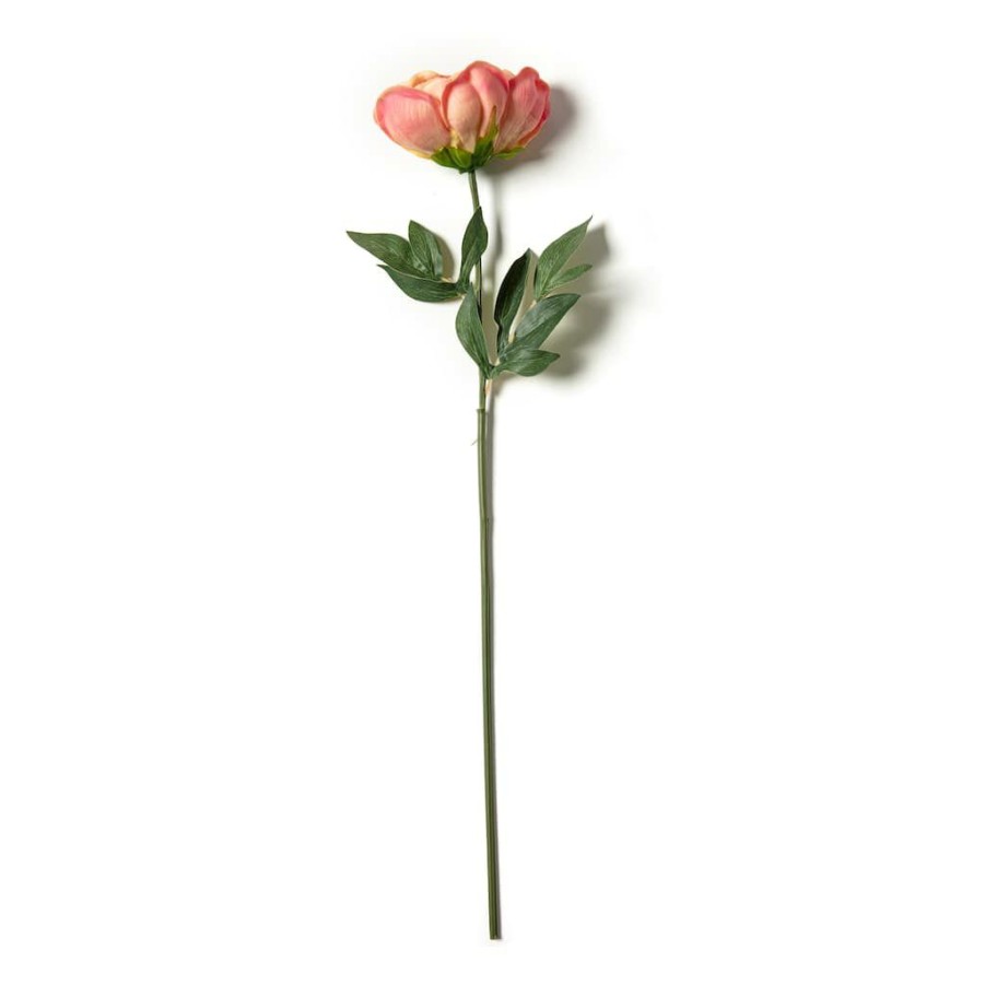 Floral * | Flash Sale Pink Large Peony Stem By Ashland