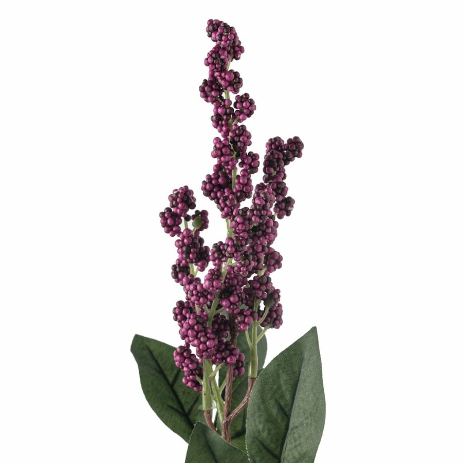 Floral * | Outlet Mauve Berry Stem By Ashland