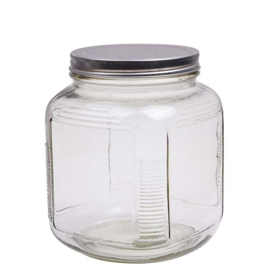 Floral * | Budget 12 Pack: Large Square Cracker Jar By Ashland