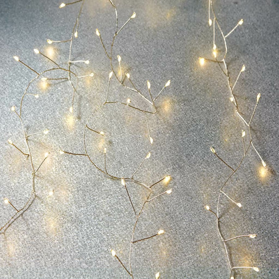 Home & Decor * | New 120Ct. Warm White Led String Lights Garland By Ashland