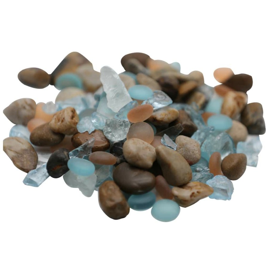 Floral * | Top 10 8 Pack: Mixed Glass & Stone Pebbles By Ashland