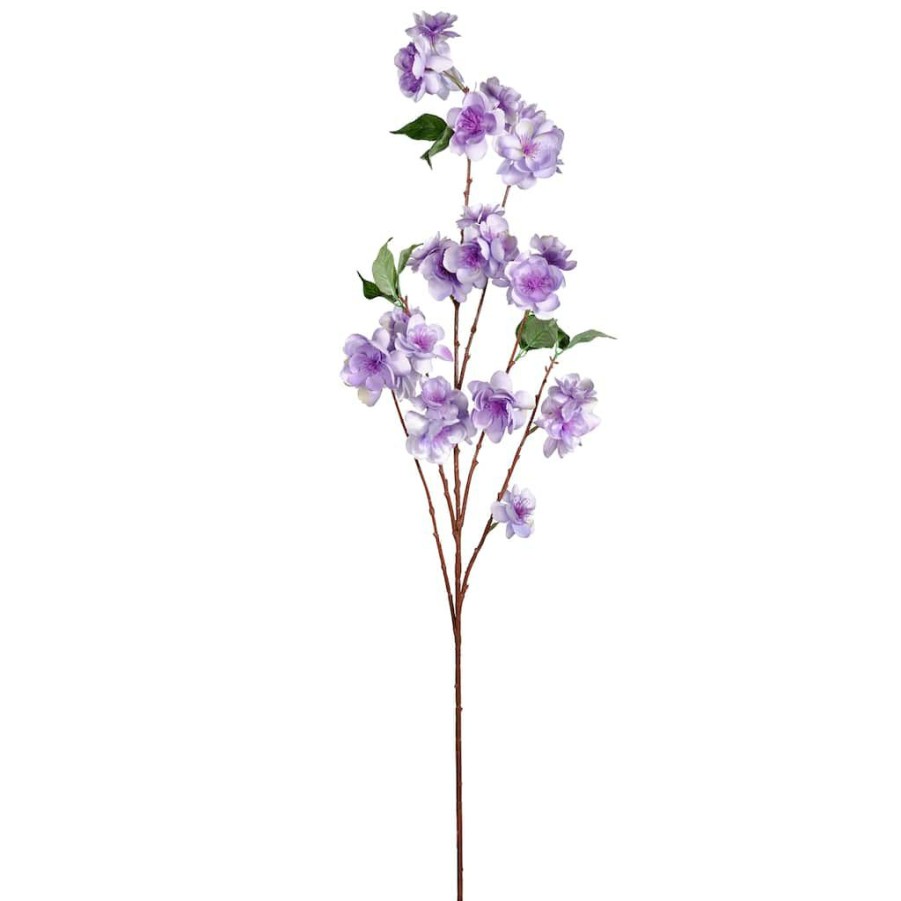 Floral * | Wholesale Lavender Apple Blossom Stem By Ashland