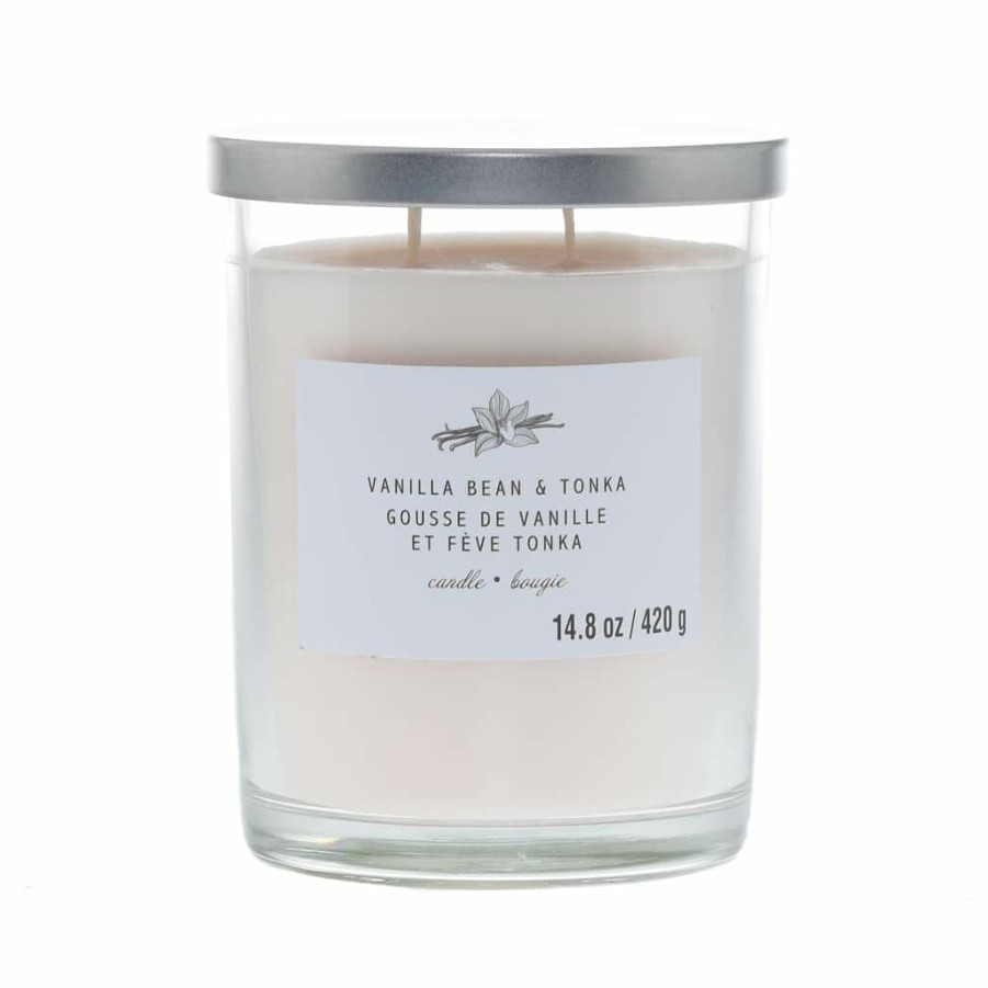 Home & Decor * | Best Sale Vanilla Bean & Tonka 2-Wick Jar Candle By Ashland