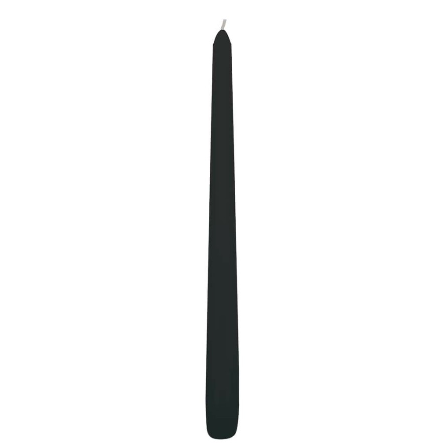 Home & Decor * | Deals 10 Black Taper Candle By Ashland