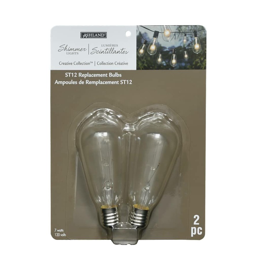 Home & Decor * | Outlet Edison Replacement Bulb 2Pk By Ashland