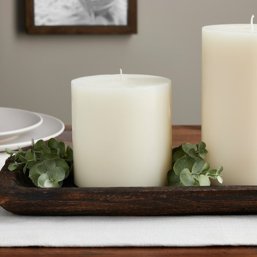 Home & Decor * | Outlet 4 X 4 Ivory Pillar Candle By Ashland