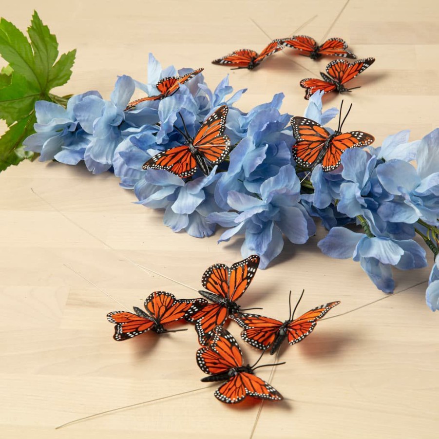 Floral * | Best Pirce Assorted 7.8 Monarch Butterfly Pack By Ashland